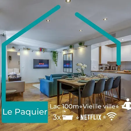 Le Paquier - Vieille Ville, Calme, Lac 100m, Netflix
